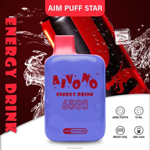 Aivono AIM PUFF STAR 6500 Energy-Drink N8240293 | Aivono Austria